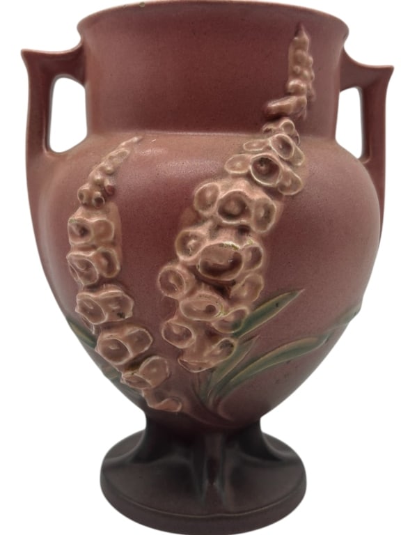 ROSEVILLE POTTERY FOXGLOVE VASE 8.5" (1 of 5)