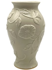 LENOX PORCELAIN POPPY VASE 10"
