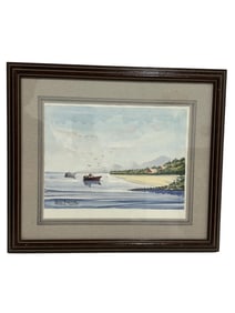 ORIGINAL PAUL THOMAS WATERCOLOR 12.5"