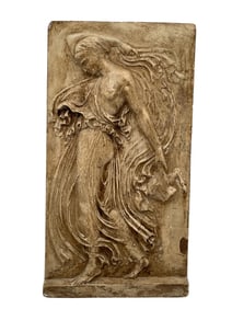 CLASSICAL RELIEF WALL PLAQUE 17.5"