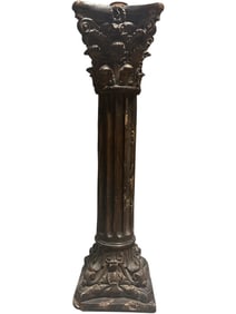 VINTAGE STYLE CORINTHIAN COLUMN PEDESTAL 39"