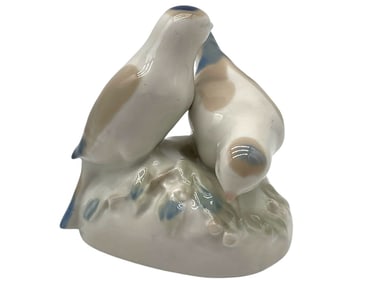VINTAGE PORCELAIN BIRDS FIGURINE 4"