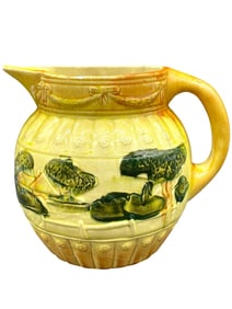 ROSEVILLE POTTERY LANDSCAPE PITCHER 7"