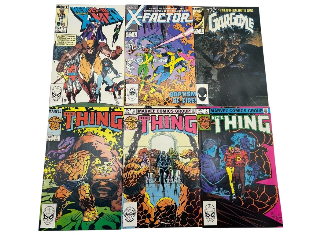 LOT OF 6 VINTAGE MARVEL COMICS (1 of 9)