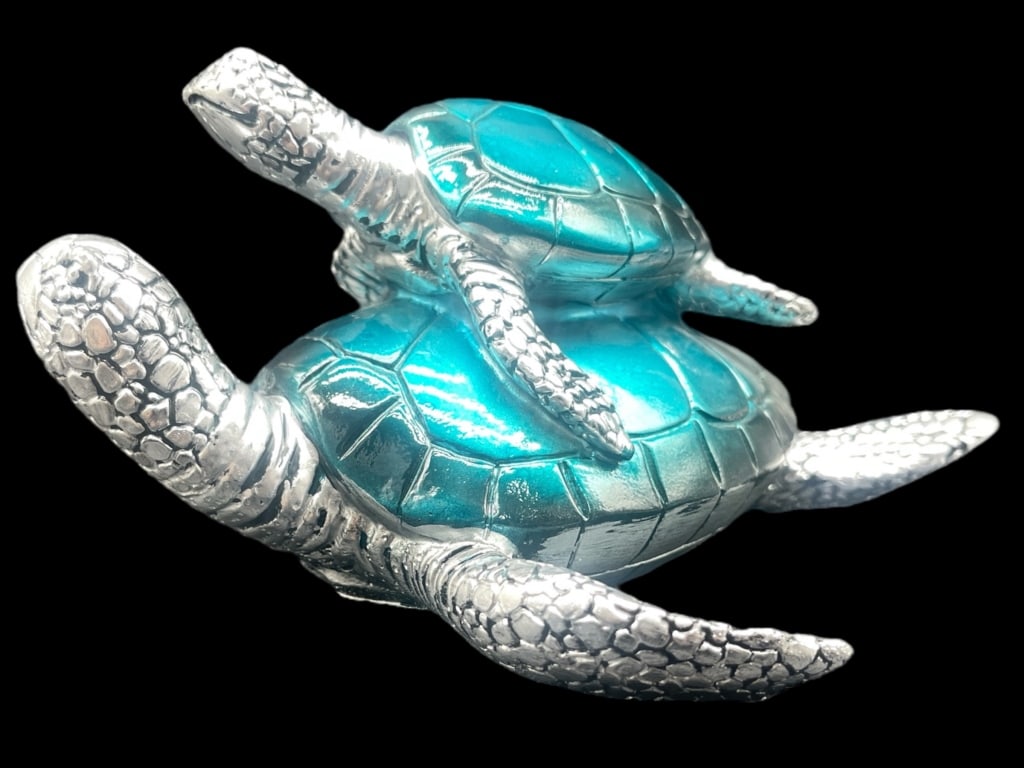 NEW! BLUE TURTLE PAIR 6" FIGURINE (1 of 5)