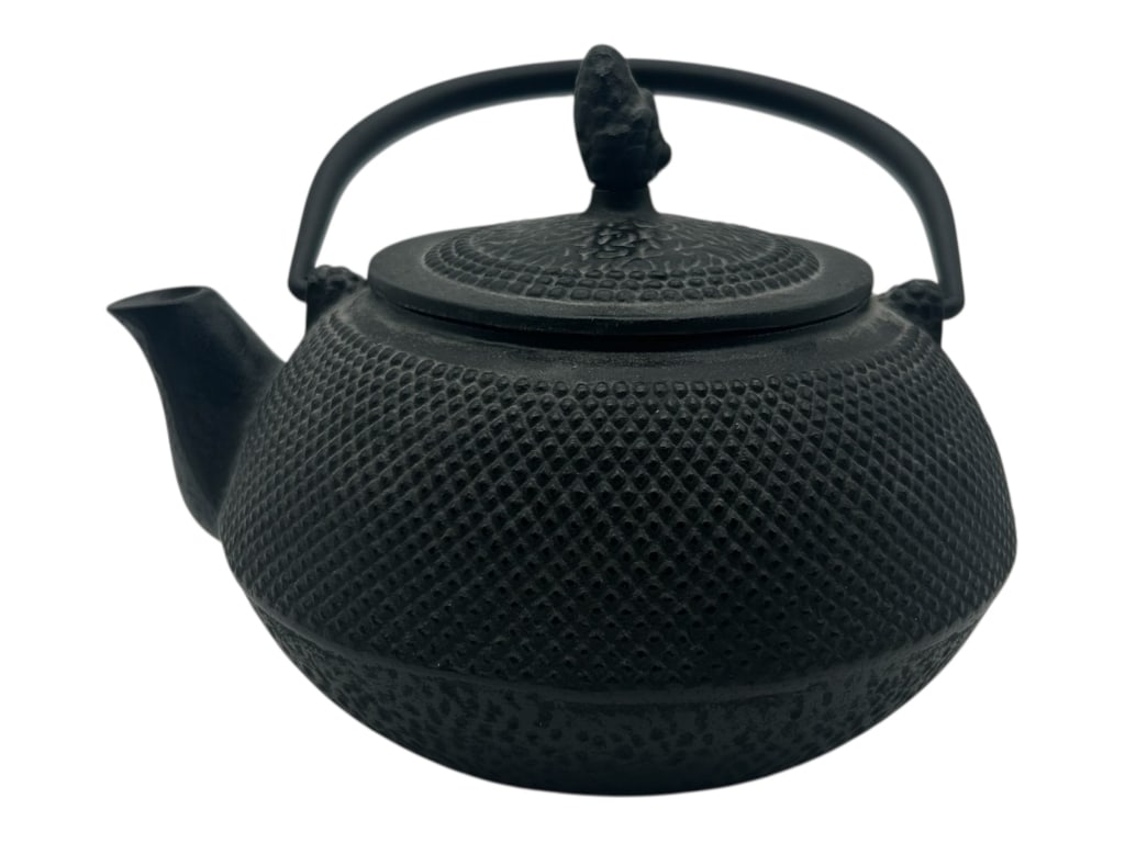 CAST IRON JAPANESE TETSUBIN TEAPOT WITH INFUSER 6" (1 of 8)