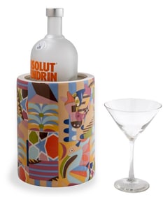 MADAGASCAR PRINT PORCELAIN ICE BUCKET