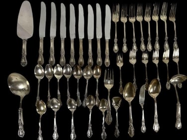 42 PIECE STERLING SILVER FLATWEAR SET