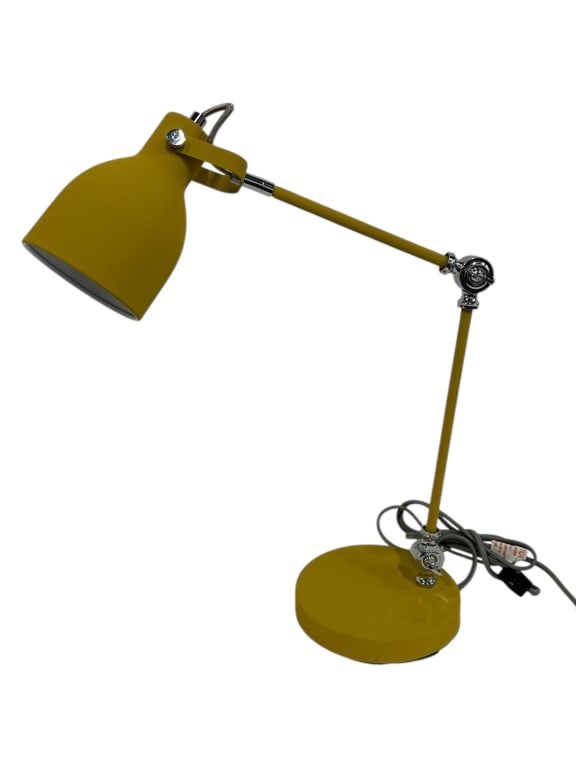 MODERN YELLOW ADJUSTABLE TASK LAMP 20" (1 of 5)