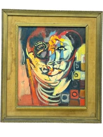 GUIDO MAGGI ORIGINAL ABSTRACT OIL PAINTING 16"