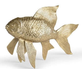 NEW! ARIEL GOLD FISH SCULPTURE 20"
