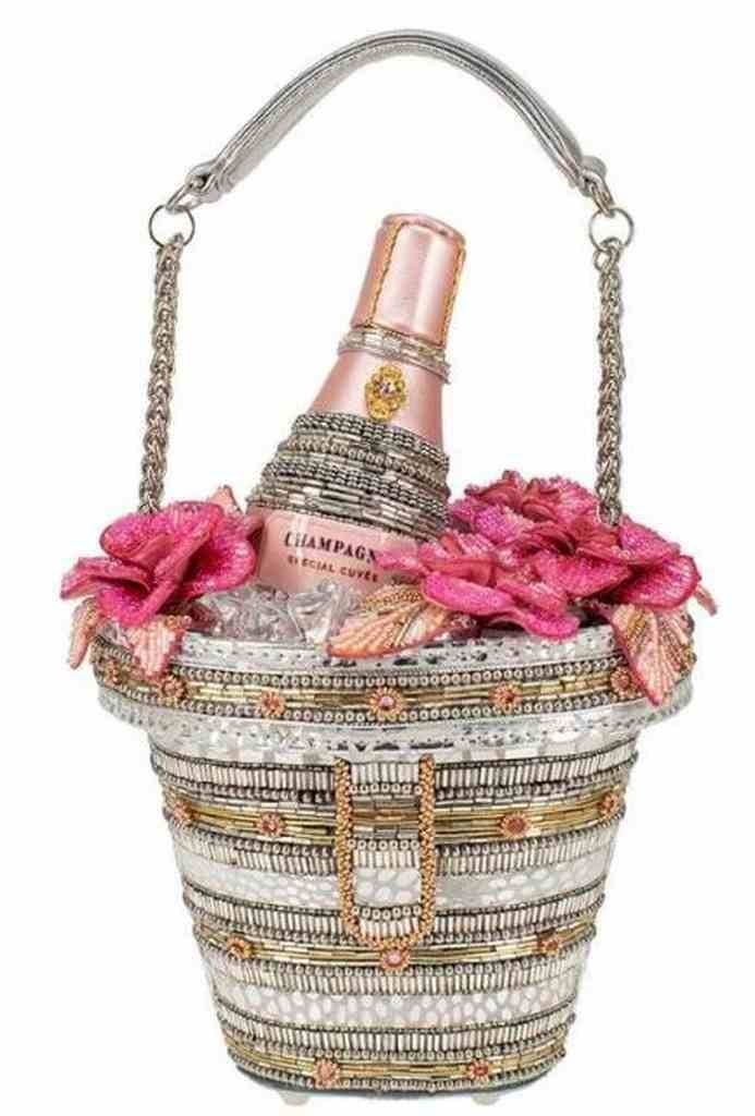 Champagne On Ice Beaded Top-Handle Bag (1 of 3)