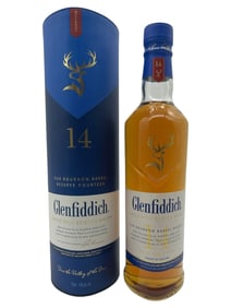 GLENFIDDICH 14 YEAR SINGLE MALT SCOTCH WHISKY 12"