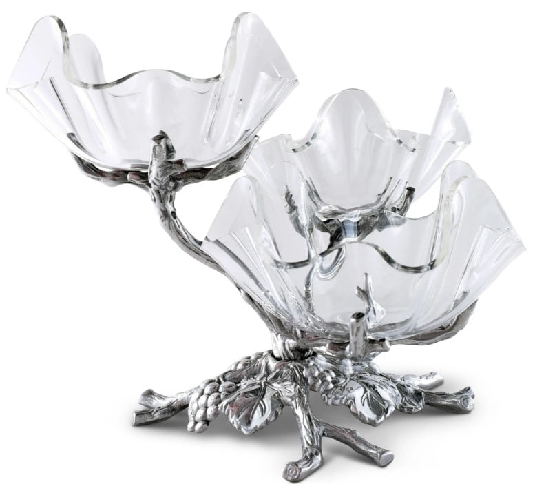 ARTHUR COURT GRAPE 3 TIERED STAND NEW IN BOX (1 of 3)