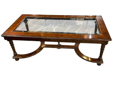 MAITLAND SMITH MAHOGANY COFFEE TABLE 54"