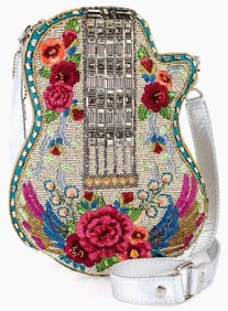 NEW MARY FRANCES METALIC MELODY HANDBAG CROSSBODY