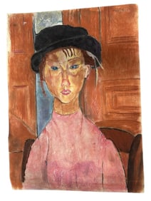 AFTER AMEDEO MODIGLIANI PORTRAIT OF A WOMAN 31"