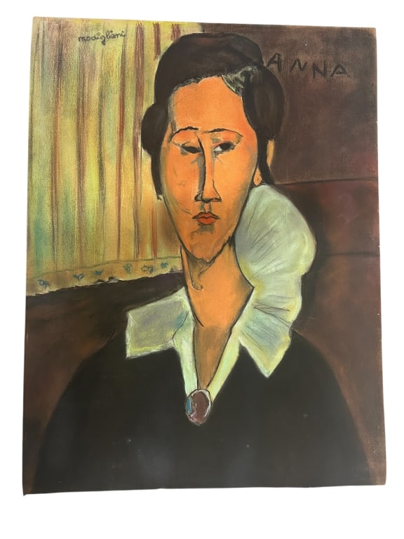 AFTER AMEDEO MODIGLIANI POTRAIT OF ANN 24" (1 of 2)