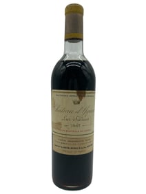 1961 CHÂTEAU D’YQUEM, SAUTERNES 12"