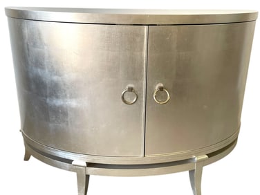 ELEGANT MODERN DEMILUNE CABINET 54"