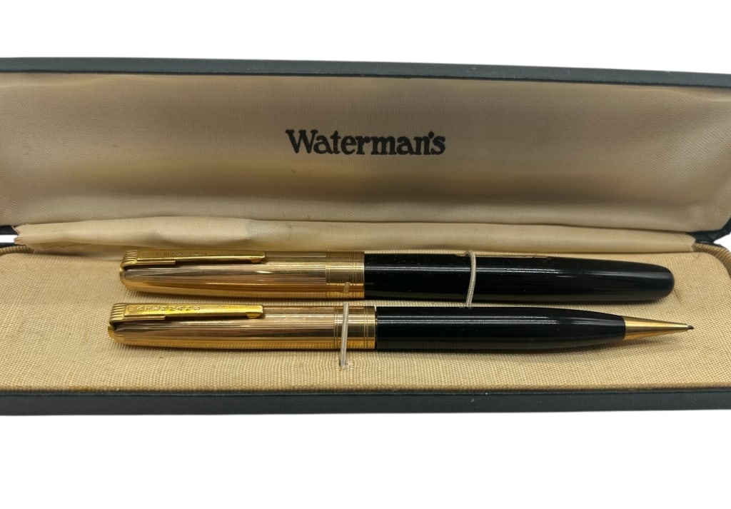 VINTAGE WATERMAN’S FOUNTAIN PEN SET 8" (1 of 5)
