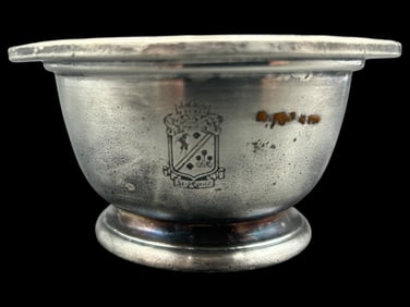 VINTAGE SILVER-SOLDERED HOTEL ICE BOWL 2"