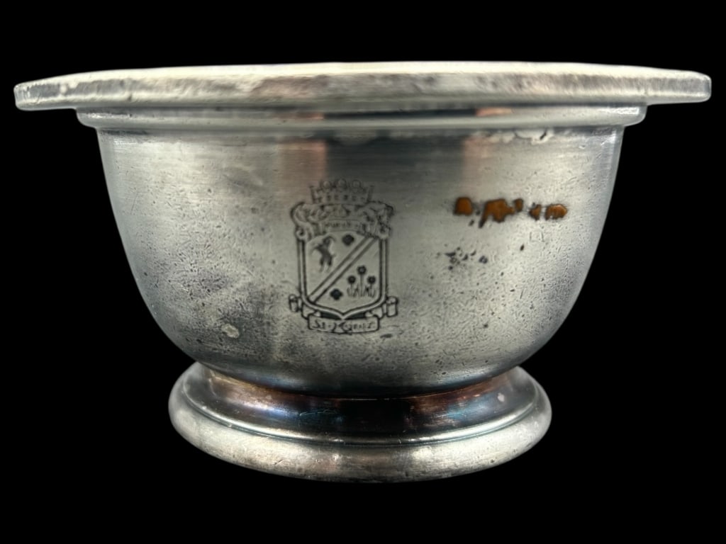 VINTAGE SILVER-SOLDERED HOTEL ICE BOWL 2" (1 of 6)