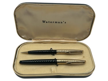 WATERMAN’S PEN AND PENCIL SET IN ORIGINAL CASE 6"