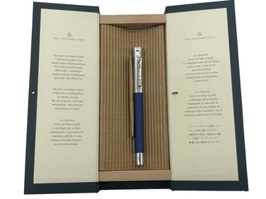 GRAF VON FABER-CASTELL GUILLOCHE BALLPOINT PEN 6"