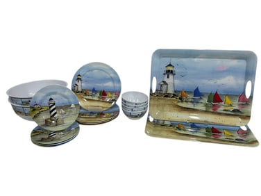 COASTAL DINNERWARE SET DESIGNED BY GRACEY KNIGHT