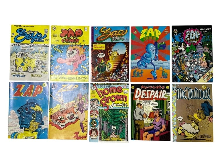 LOT OF 10 COMIX INCLUDING ZAP COMIX, DESPAIR (1 of 7)