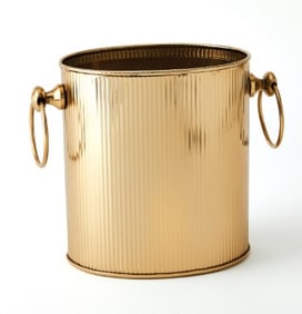 WINSTON LARGE BRASS ICE BUCKET 9.75"