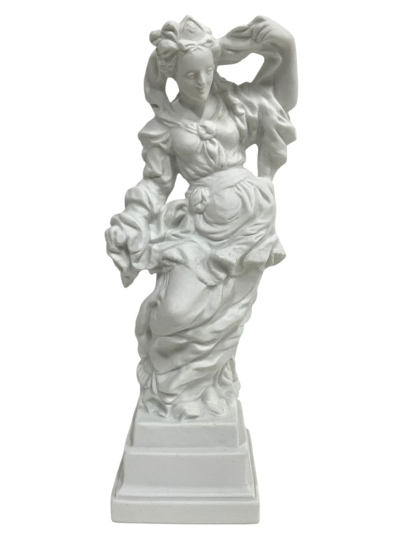 ROYAL DUX BOHEMIA WHITE BISQUE PORCELAIN FIGURINE (1 of 7)