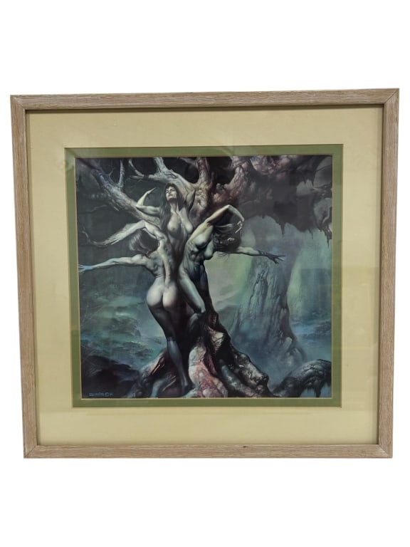 BORIS VALLEJO “TREE WOMEN?? FRAMED ART PRINT 16" (1 of 4)