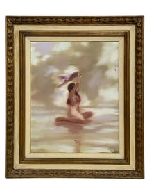 ANTHONY MICHAEL AUTORINO NUDE OIL ON CANVAS "28