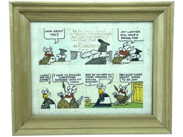 ORIGINAL "HAGAR THE HORRIBLE" COMIC STRIP 17"