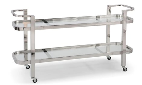 REGINA ANDREW DETROIT CARTER BAR CART 52"