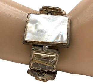 MICHAEL DAWKINS STERLING BRACELET 87.30G