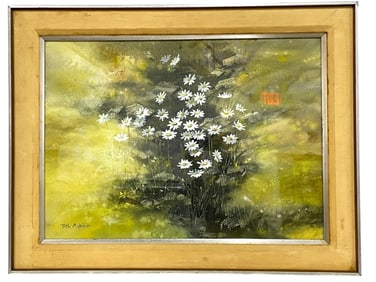 LARGE ORIGINAL WATERCOLOR BY BETH McANINCH 35"