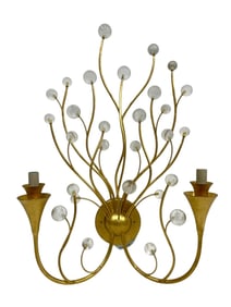 CURREY & COMPANY TWO-LIGHT WALL SCONCE