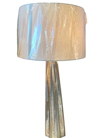 REGINA ANDREW DETROIT GLASS TABLE LAMP 33"