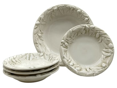 WILLIAMS SONOMA TUSCAN OLIVE BOWLS