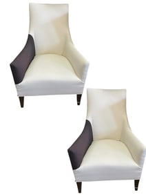 PAIR OF CENTURY FURNITURE ACCENT CHAIRS