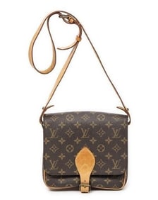 LOUIS VUITTON CARTOUCHIERE MM SHOULDER BAG