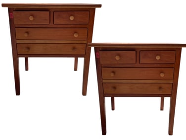 PAIR OF HANDCRAFTED BORGHOULDER FURNITUREMAKERS
