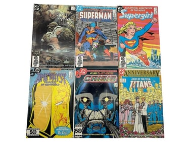 LOT OF 6 DC COMICS