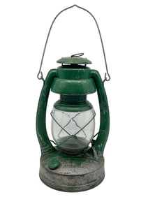 GREEN EMBURY NO. 2 AIR PILOT KEROSENE LANTERN