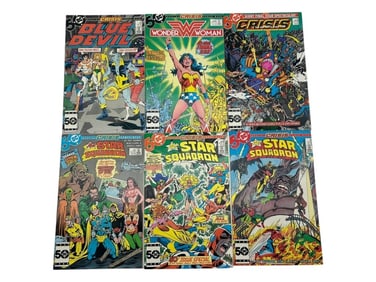 LOT OF 6 DC COMICS – CRISIS CROSSOVERS