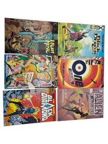 LOT OF 6 INDEPENDENT & ALTERNATIVE COMICS 1980s
