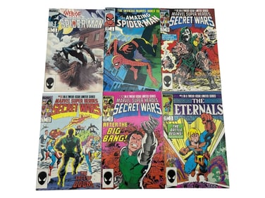 LOT OF 6 MARVEL COMICS FEATURING SPIDER-MAN
